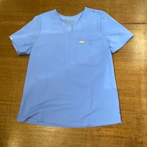 Ceil Blue FIGS Catarina Scrub Top